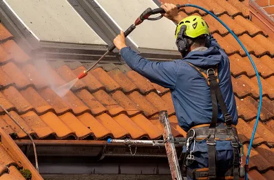 Démoussage et hydrofuge de toiture à Erceville